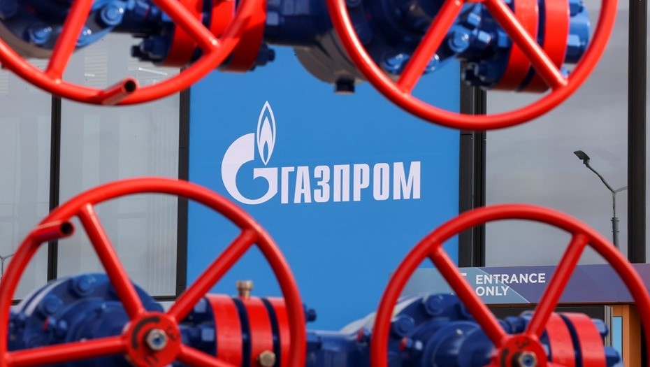    Логотип ПАО "Газпром" во время XIII Петербургского международного газового форума, архивное фото. Автор фото: Александр Демьянчук / ТАСС