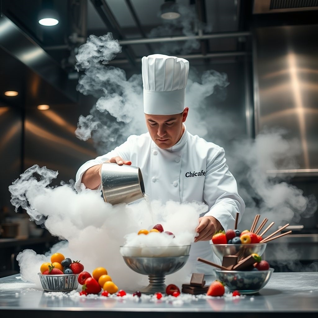 жидкий азот на службе у шеф-повара