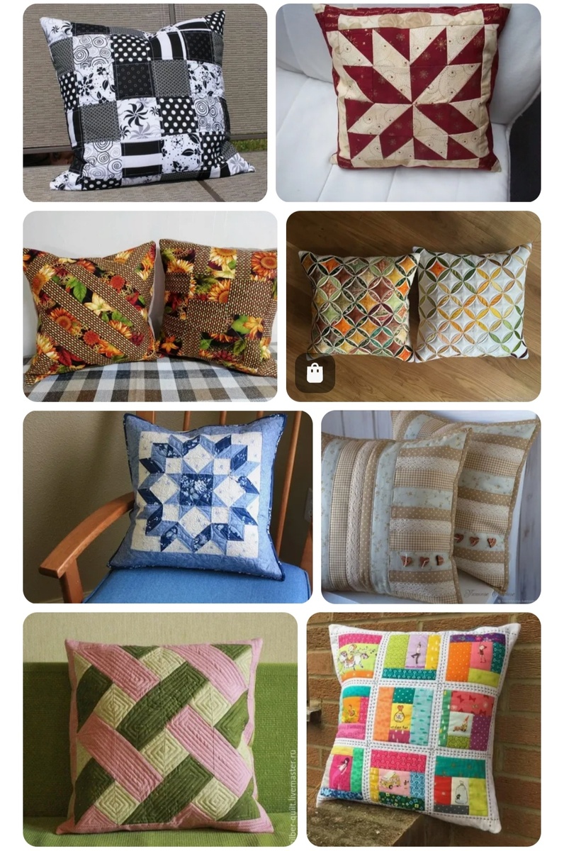 Декор в стиле печворк . Фото из интернета. 