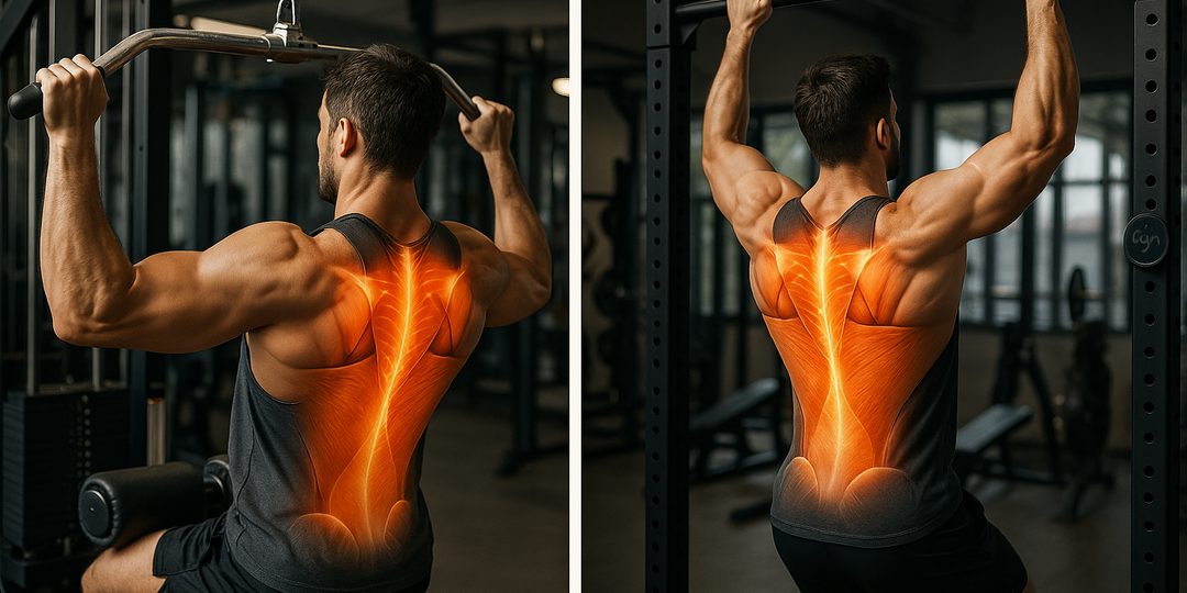 ⚔️ Тяга блока vs подтягивания: что реально качает спину?