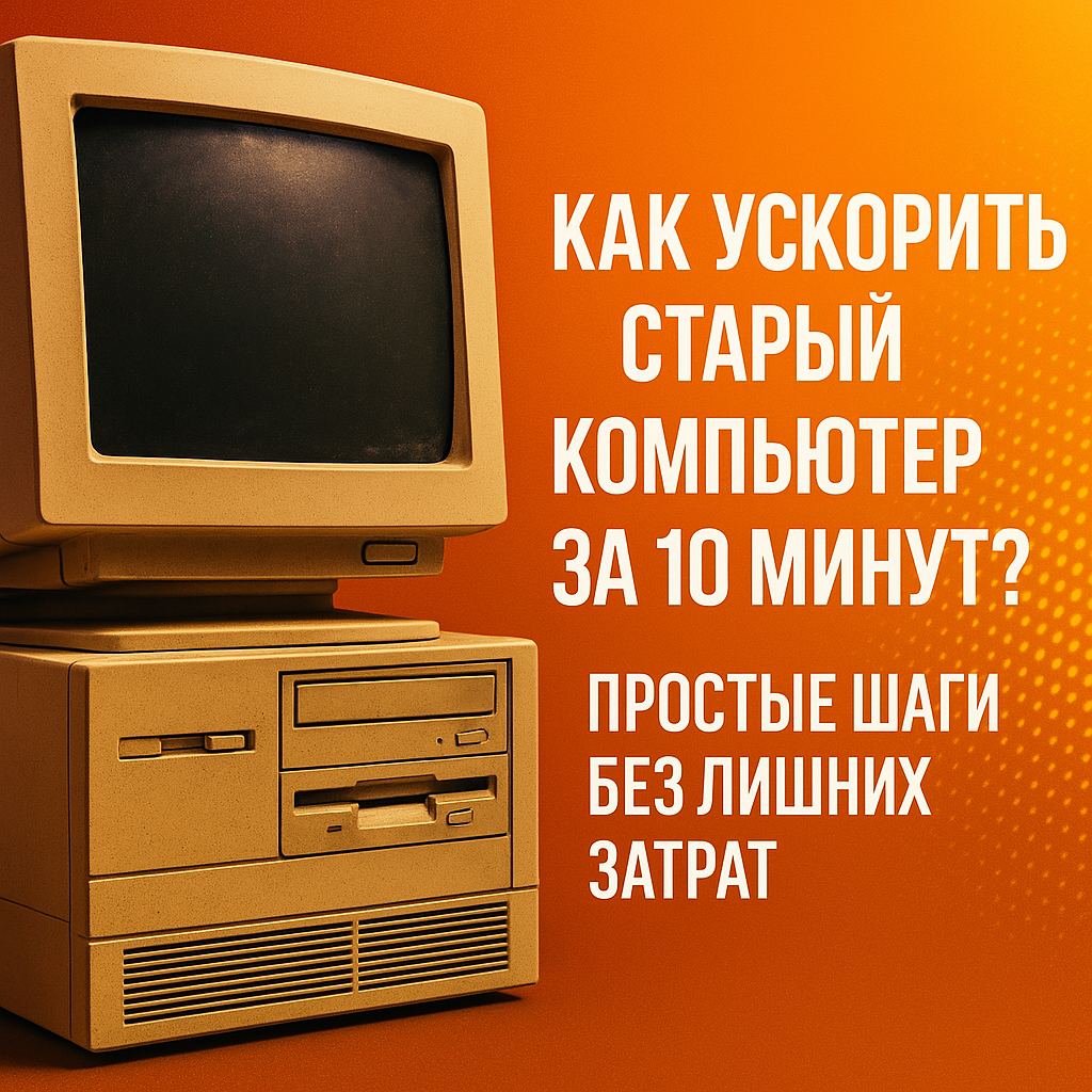 Как ускорить старый компьютер за 10 минут?