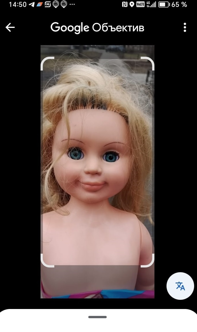 Это я прямо на улице искала, кто же мне попался. В таком виде она мне досталась. Грязная, не чесаная.