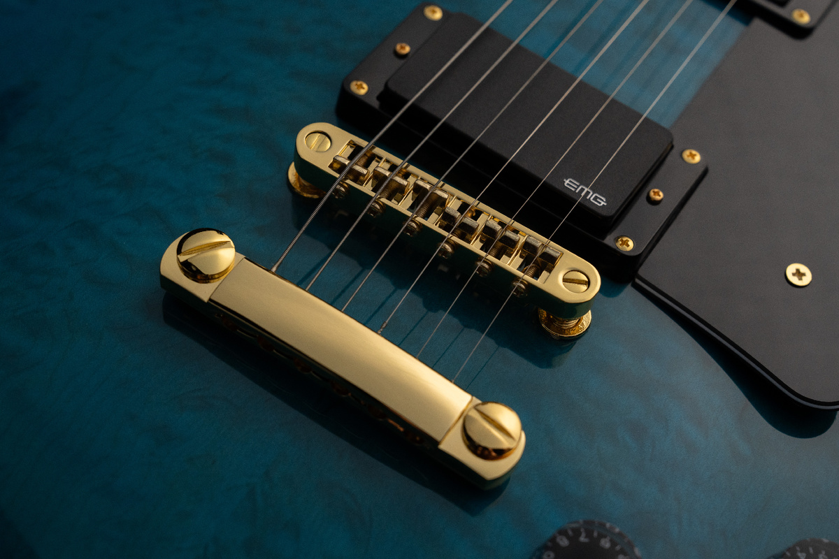 Звукосниматели от EMG на электрогитаре Aion E-50 blue 