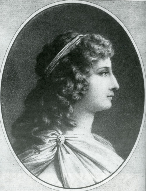 Рисунок Шарлотты фон Штайн серебряным карандашом, 1791 год