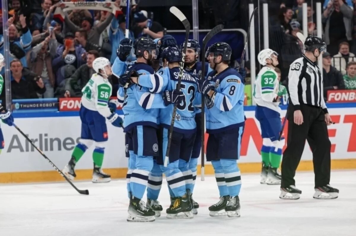    Новосибирская “Сибирь” обыграла “Салавата Юлаева” и сравняла счет в серии