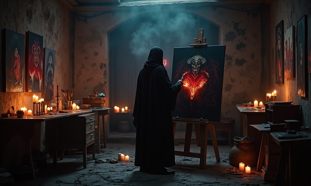 Мистическая мастерская, где рождаются образы из глубин души.