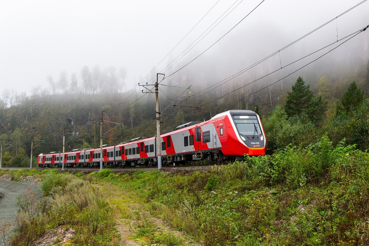  Электропоезд постоянного тока ЭС104 «Финист». Источник: Уральские локомотивы