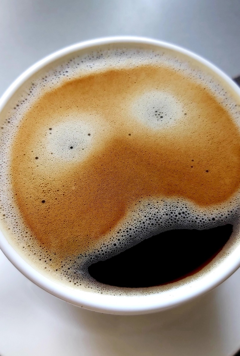 Мой кофе в шоке