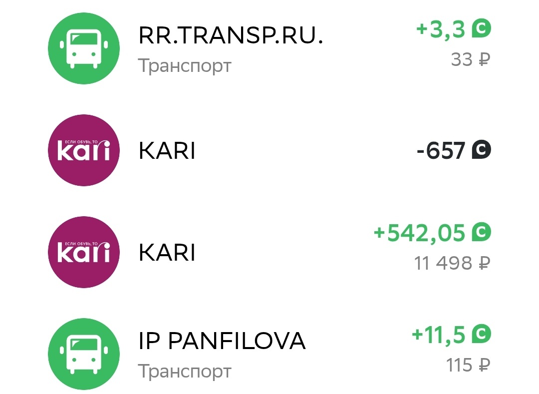 Бонусы Спасибо