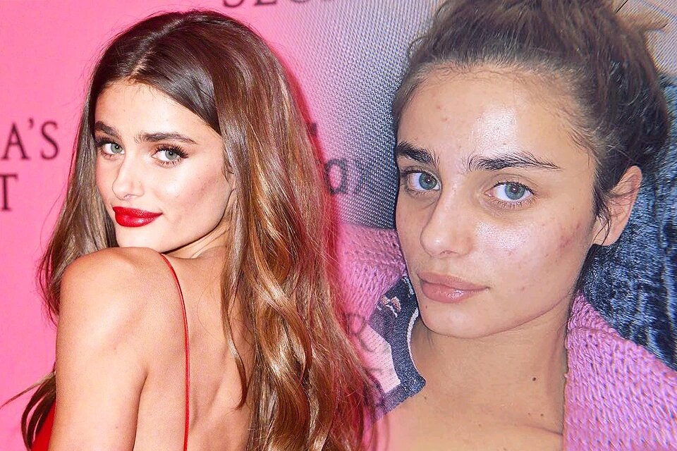 Некоторые топ-модели вовсе не прочь показать себя миру в соцсетях без "боевой" раскраски. Фото: Личная страничка героя публикации в соцсети