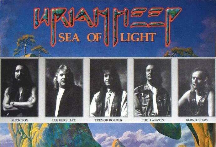 Uriah Heep "Sea of Light", 1995 г., коллаж