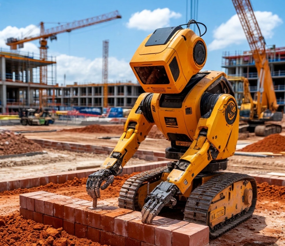 Робот каменщик 