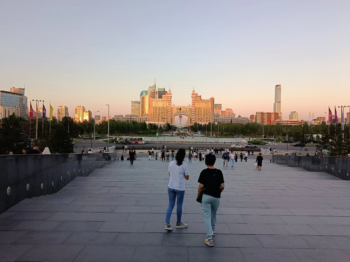 Вид на Астану
