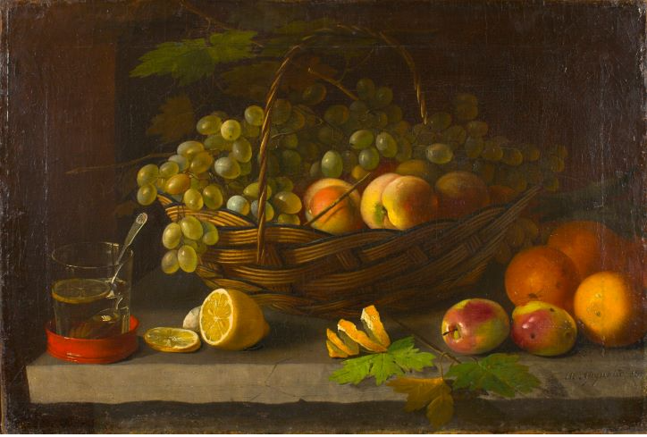 Иван Фомич Хруцкий, «Натюрморт с фруктами», 1840-е годы. Из собрания Красноярского художественного музея имени В. И. Сурикова