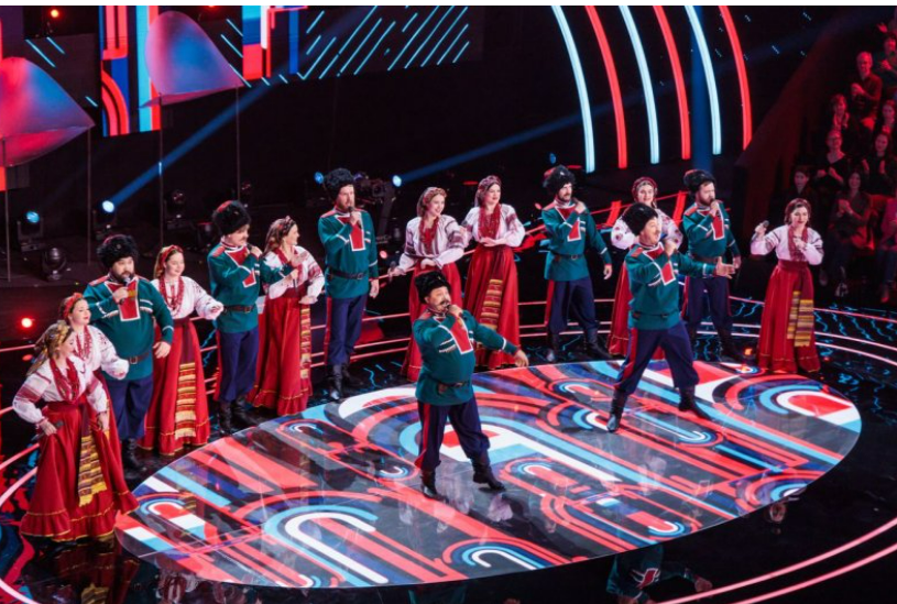 Кадр из шоу "Ну-ка, все вместе. Хором" 04.04.2025