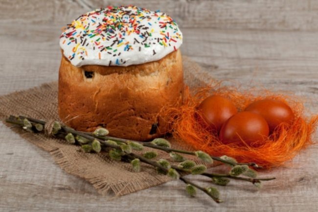    Кулич, глазурь