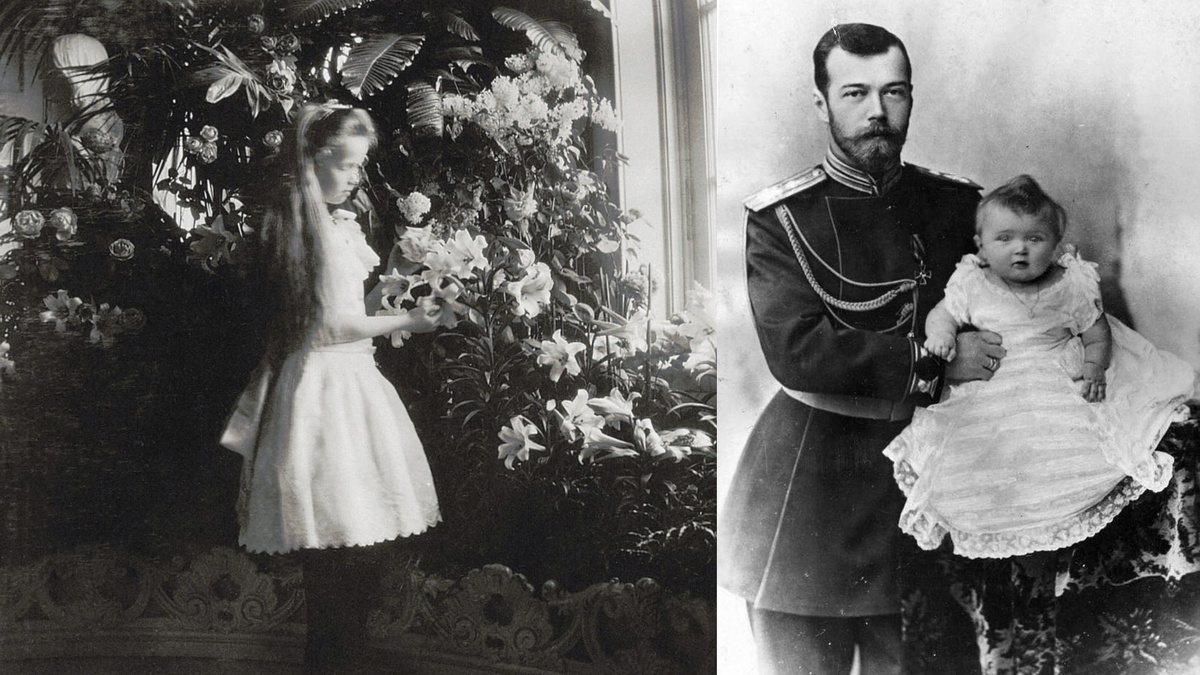 Николай II и Великая княгиня Ольга