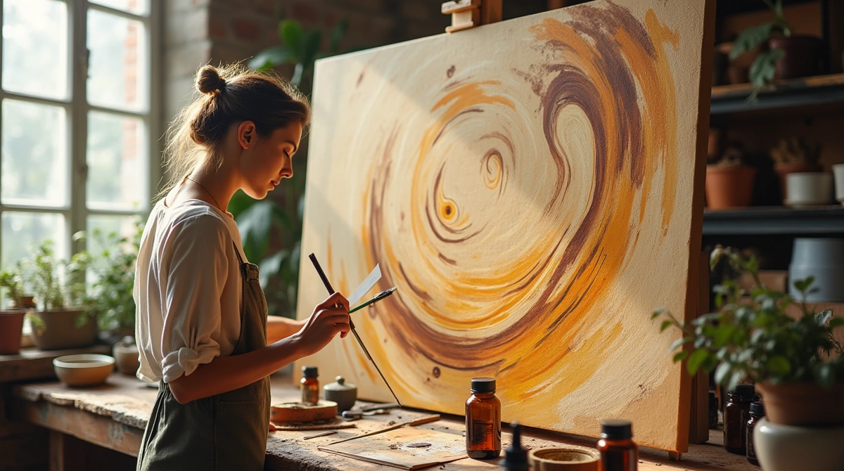 Удивительная художница