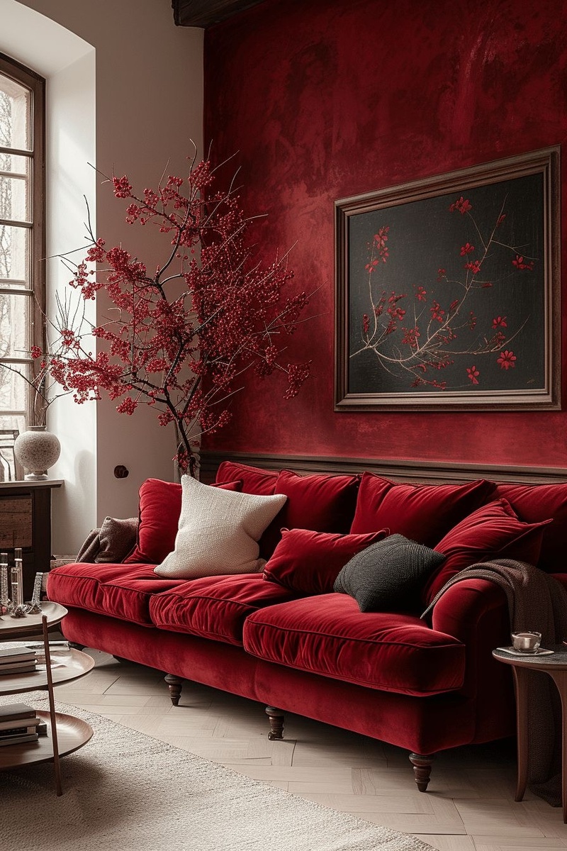 Гостиная (или кабинет?) энергичного и страстного человека. Фото с просторов