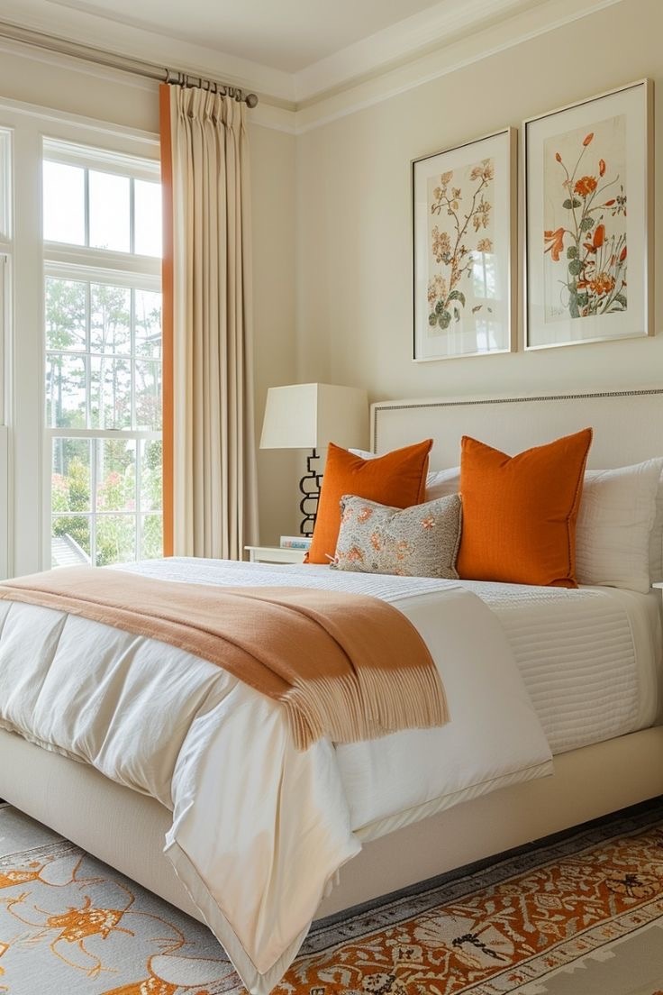 Даже очень умеренные оранжевые акценты уже вызывают чувство радости. Фото с просторов