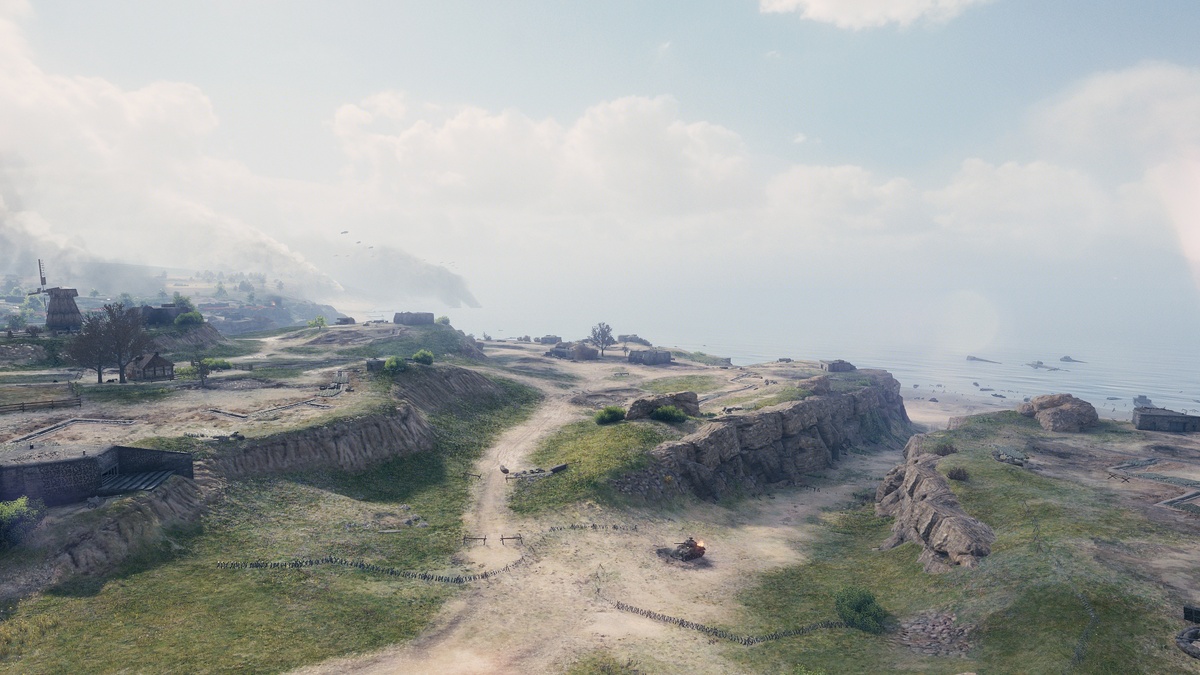 Отличная позиция для УВНистых танков. Кони, е5ки. Также играет роль и твои ПТ, которые должны нормально тебя прикрыть.