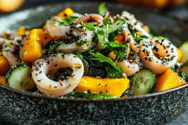    Салат из морской капусты для похудения: кушаем — и теряем вес