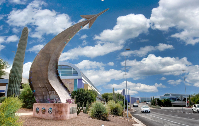 Аэропорт Тусона, Вход