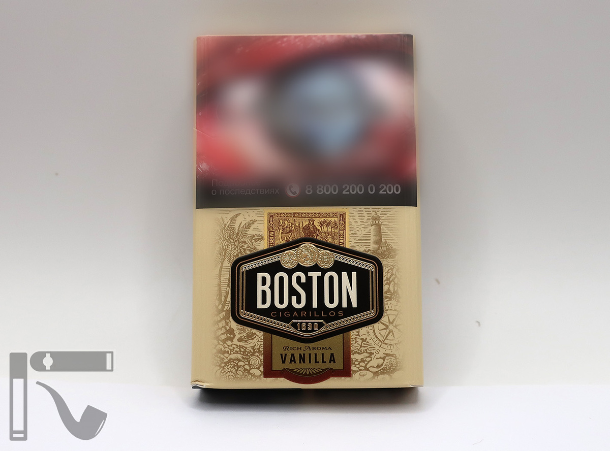 Сигариллы Boston Vanilla. Фото: © канал "Уголок Курильщика"