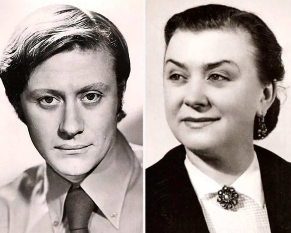 Андрей Миронов и его мать Мария Владимировна
