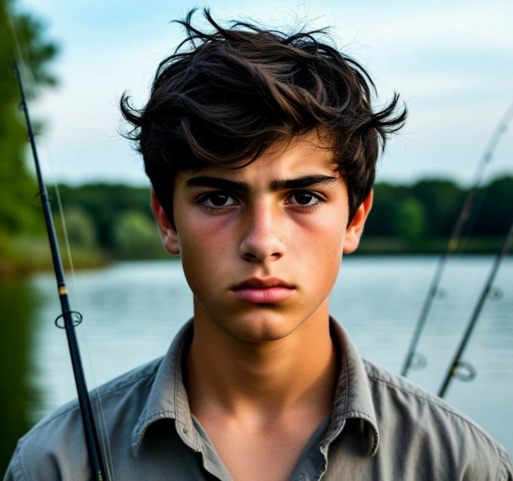 Витек, обычно серьёзный парень. 