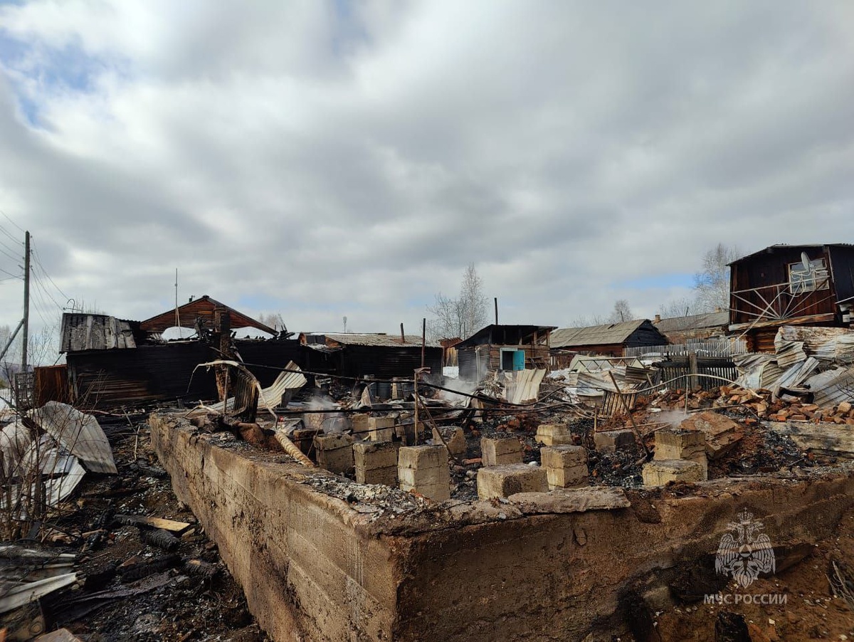     Четверо жителей Красноярского края погибли при пожарах за минувшие сутки