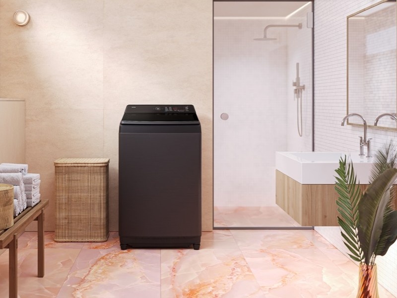    Samsung представила стиральную машину с вертикальной загрузкой, оснащённую ИИ