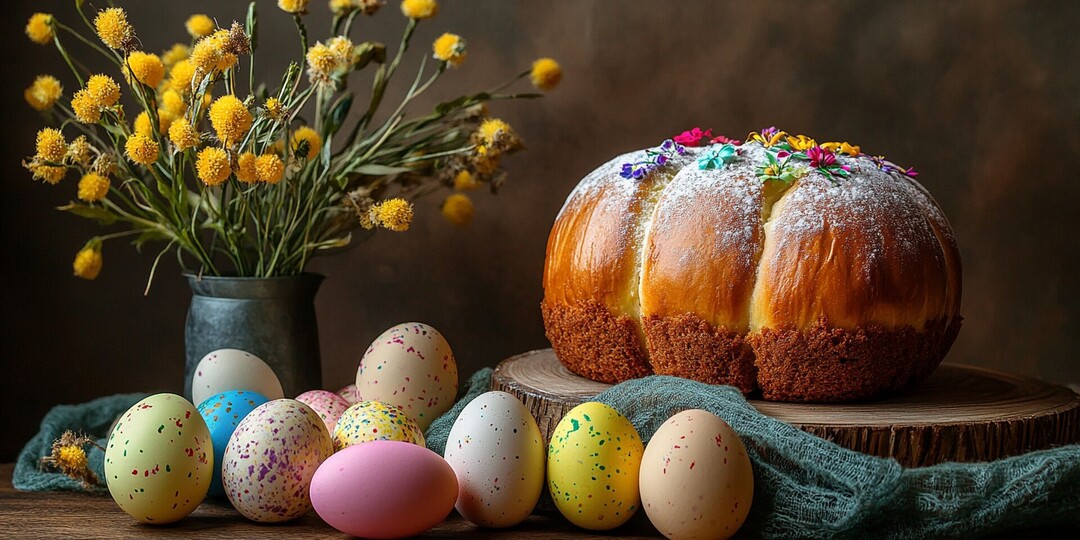 Паска по-монастырски: печется сама, пока я крашу яйца