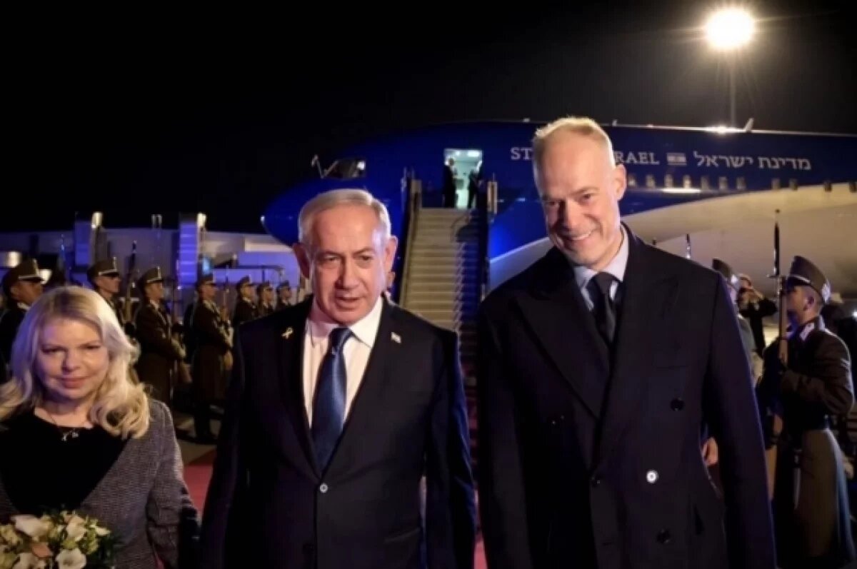    Нетаньяху прилетел в Венгрию, несмотря на ордер МУС на его арест