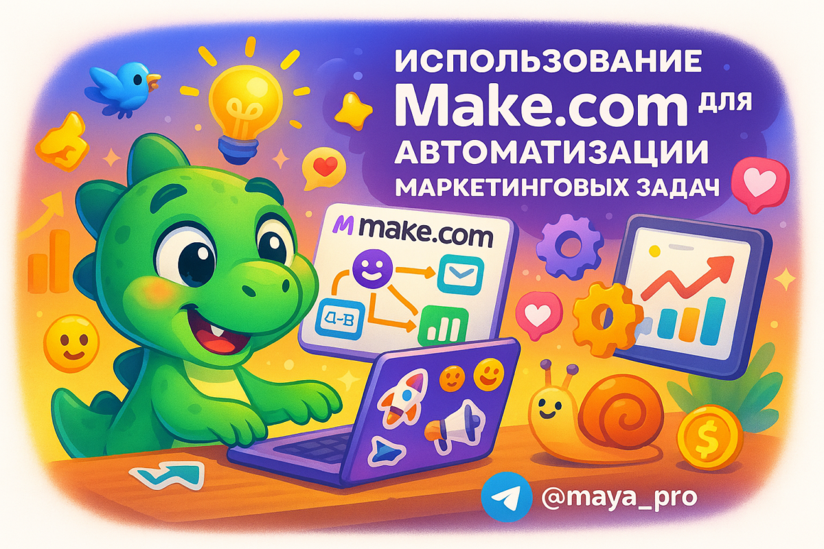    Автоматизация маркетинга: как Make.com избавляет от рутинных задач и делает вас мастером креатива Артур Хорошев