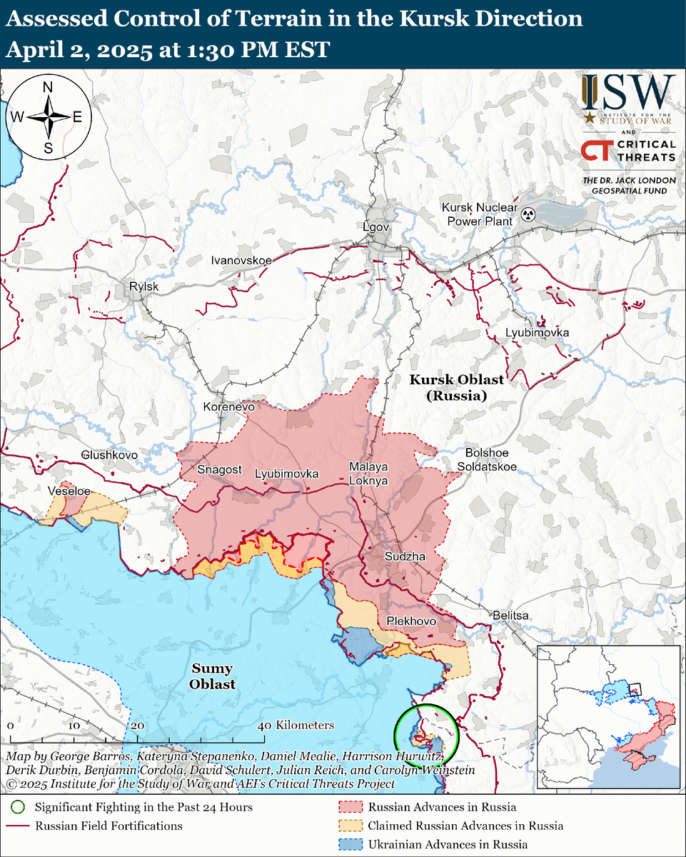 Источник: Американский Институт Изучения Войны. 