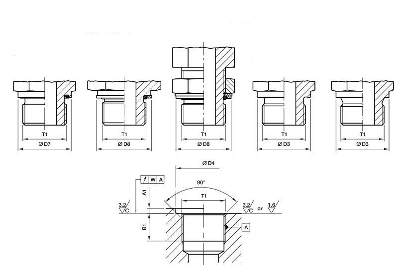 Соединения по стандарту ISO 1179