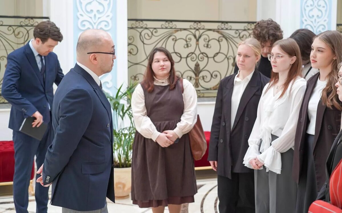 Студенты МГЛУ стали гостями посольства Казахстана в России © Photo : предоставлено посольством Казахстана в России