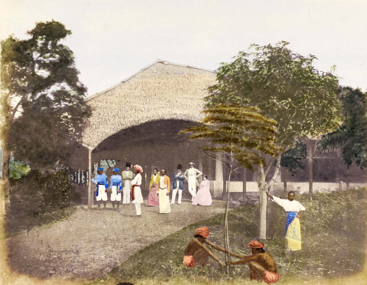 Жилище кофейного плантатора на Цейлоне, 1852. Автор фото - Фредерик Фибиг// фото из открытых источников интернет