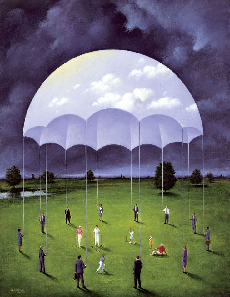 Художник Рафал Олбински