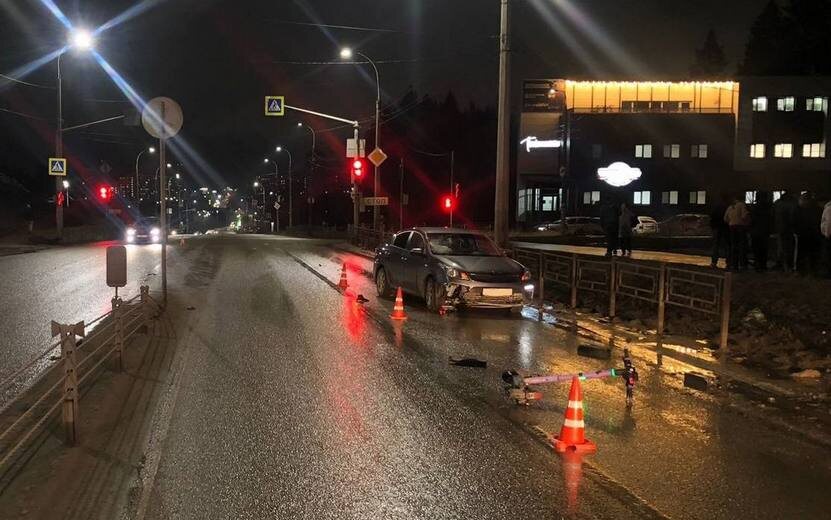    15-летний водитель электросамоката пострадал в ДТП на ул. Союзной в Ижевске