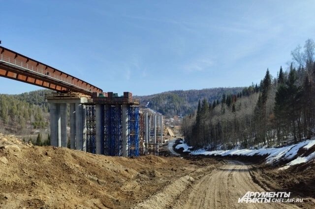    строительство Симской эстакады. Фото:  АиФ