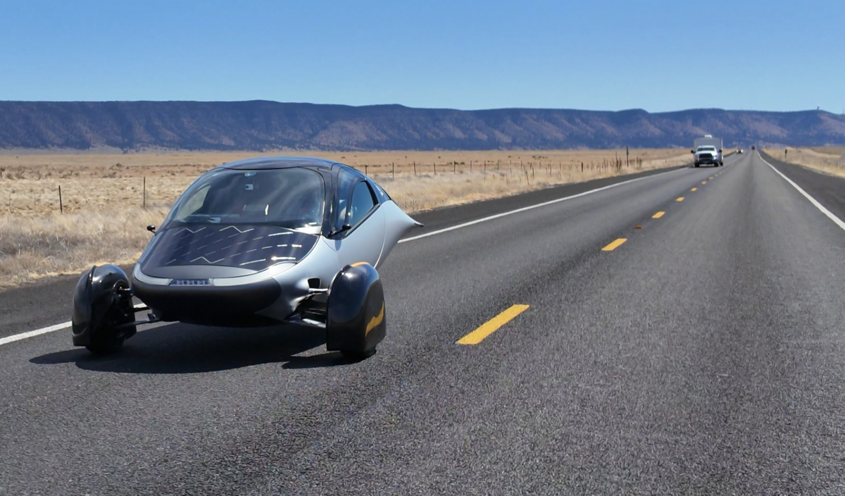 Aptera Solar EV. Источник: https://aptera.us/apteras-first-solar-road-trip/