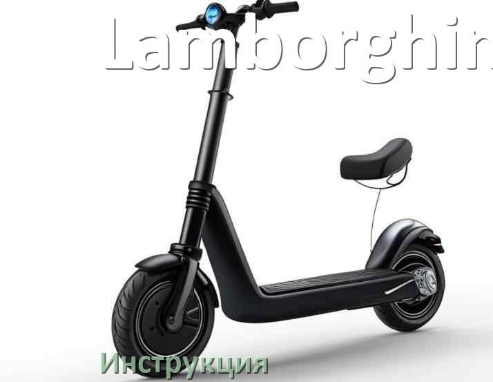 
Руководство пользователя от электросамоката Lamborghini инструкция PDF на русском