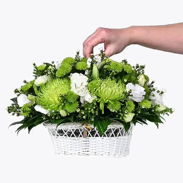   Весенний букет в корзинке от AzaliaNow Мария Казённова