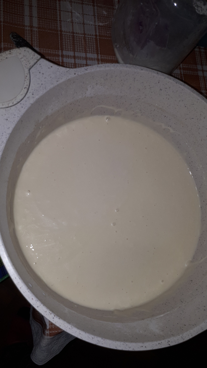 Вот такой консистенции нужна опара