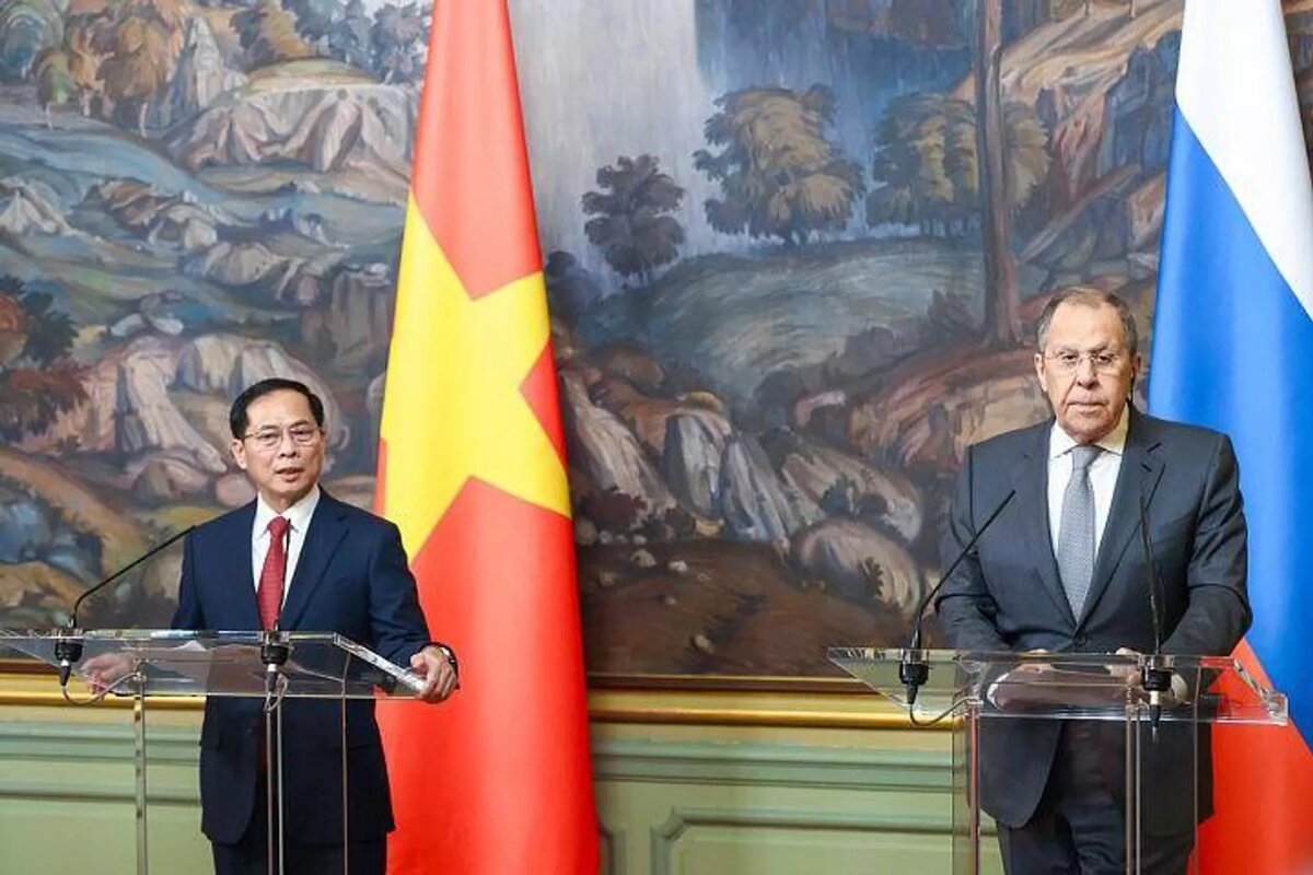 Глава МИД России Сергей Лавров провел переговоры с главой МИД Вьетнама
© Photo : МИД России