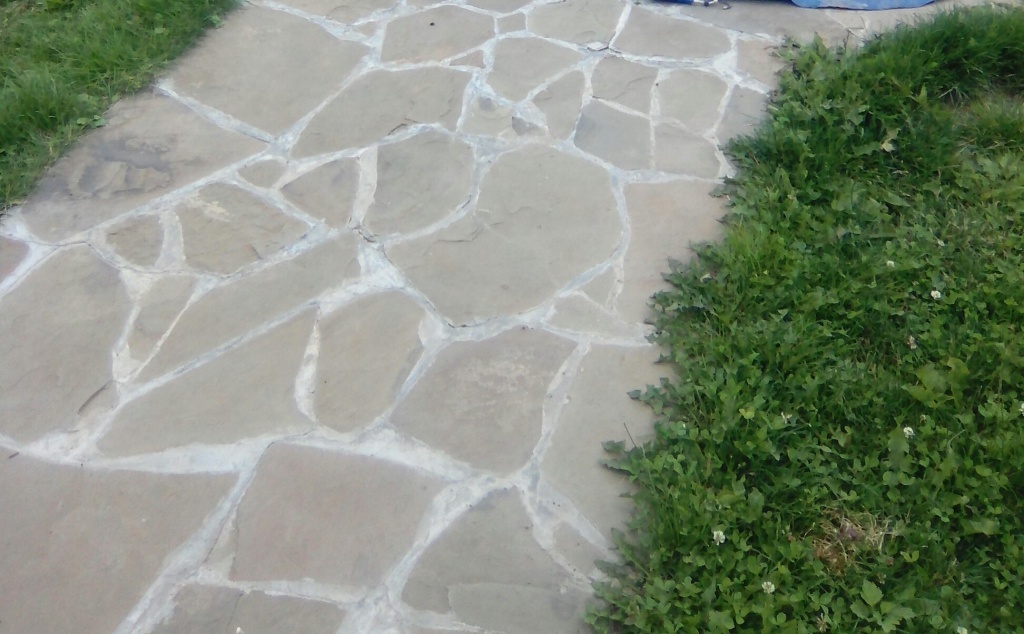  Дорожка к дачному бассейну