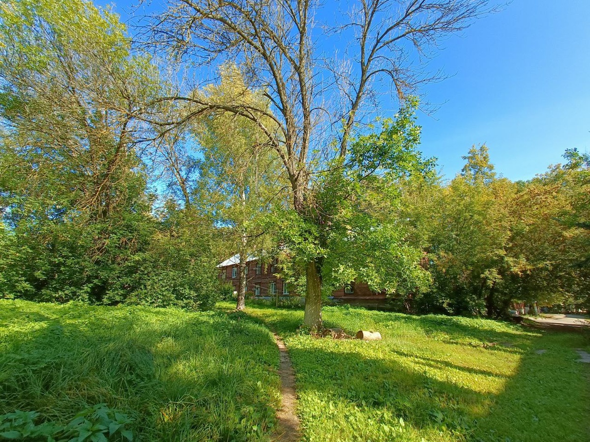 Двор дома № 1 по улице Героя Елисеева