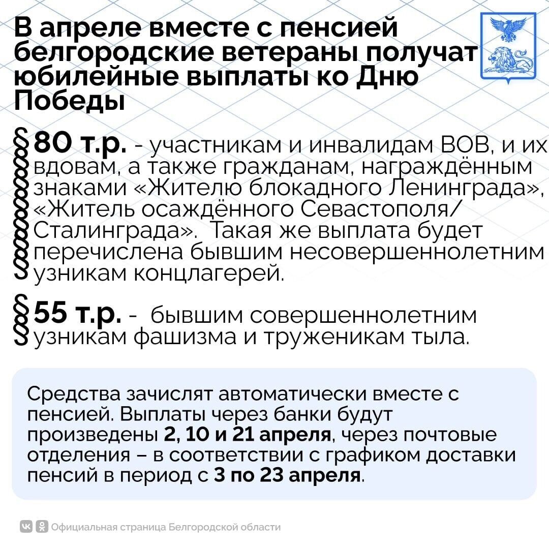     Источник: Telegram-канал «Правительство Белгородской области»